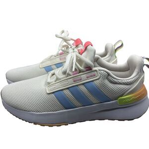 Adidas Racer‎ TR21 Running Women - White Blue- GZ1992-001 - Size 6